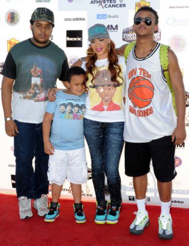 Todd Russaw ex-wife Faith Evans with her children